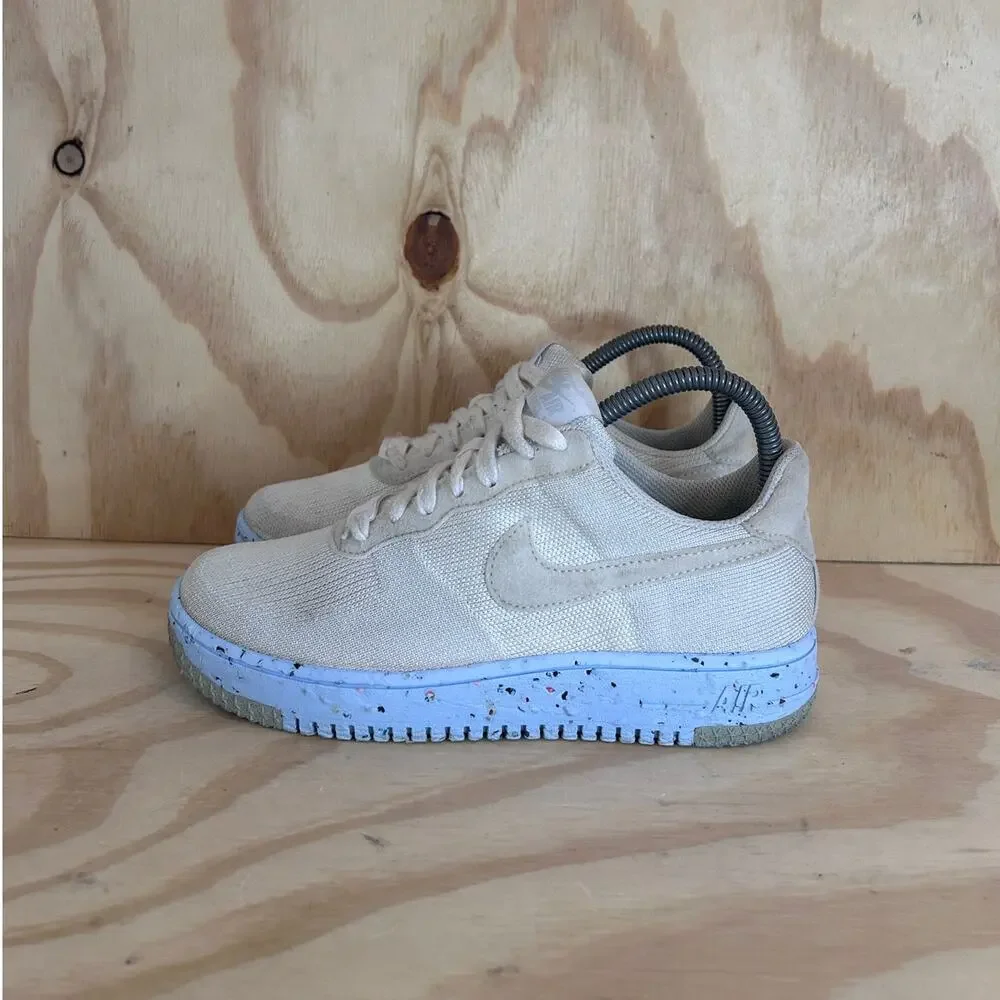 Nike -Air Force 1 Crater -Sneakers -White/Blue -Women's -7 -DC7273-100 -New Like